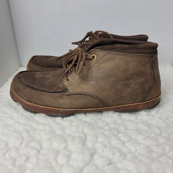 Olukai Hamakua Men\'s Boots Size 10 M Brown Leather Chukka Ankle Hiking Boots main image 7